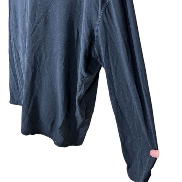 Lululemon women’s long sleeve tee black speckled lightweight airy athleisure - Picture 3 of 5